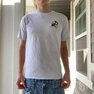 Disney Men's Grey T-shirt